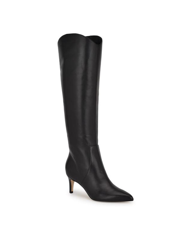 Nine West Womens Sirena Pointy Toe Tall Shaft Dress Boots Product Image