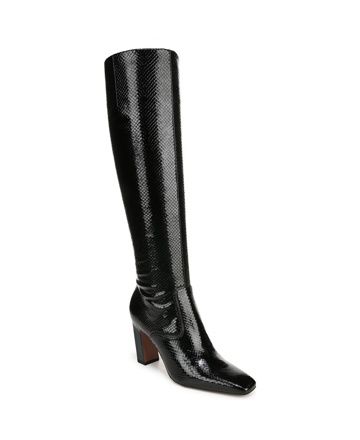 Franco Sarto Womens Bowman Wide Calf Square Toe Knee High Dress Boots Product Image