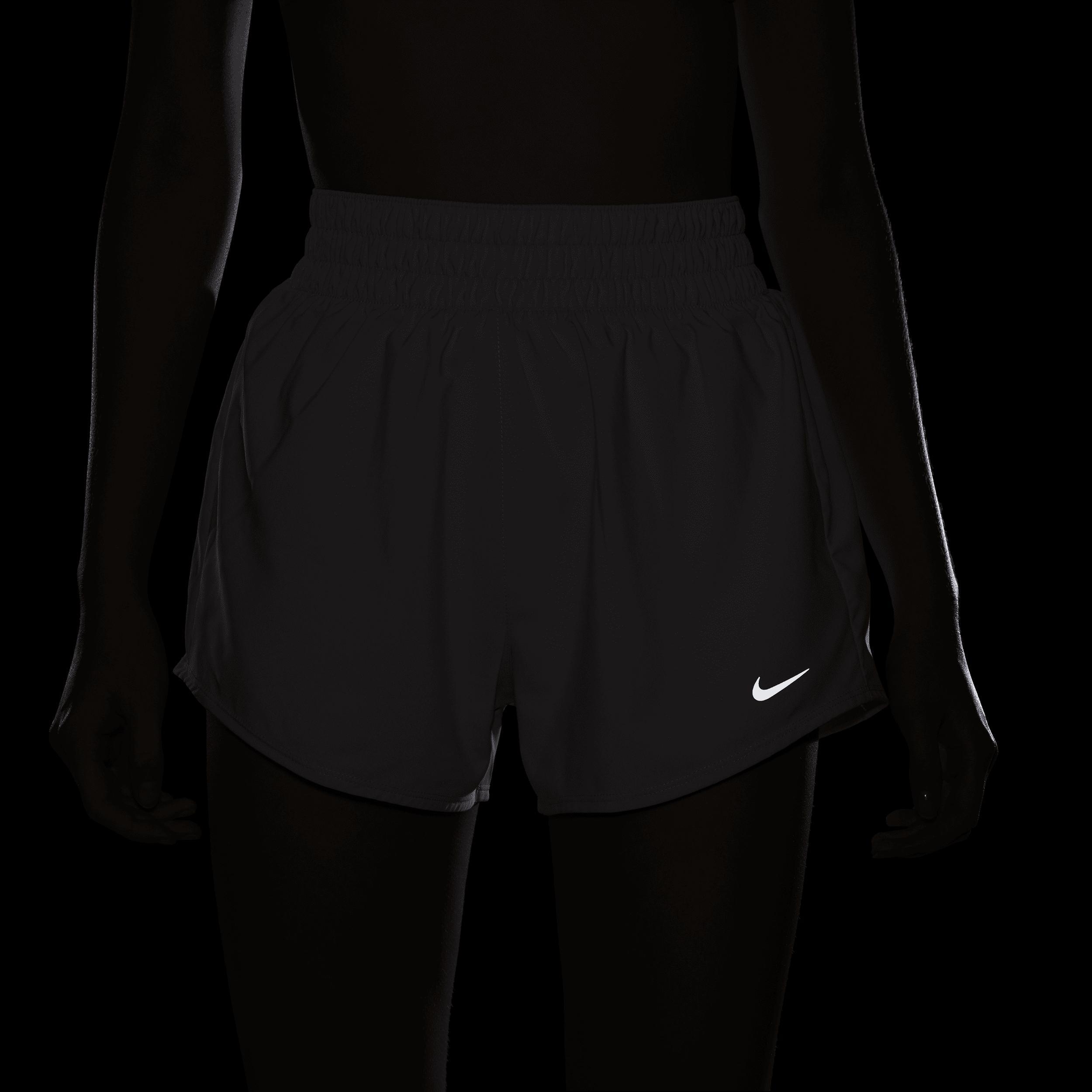 Nike Women's One Dri-FIT High-Waisted 3" Brief-Lined Shorts Product Image