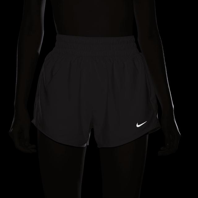 Nike Women's One Dri-FIT High-Waisted 3" Brief-Lined Shorts Product Image