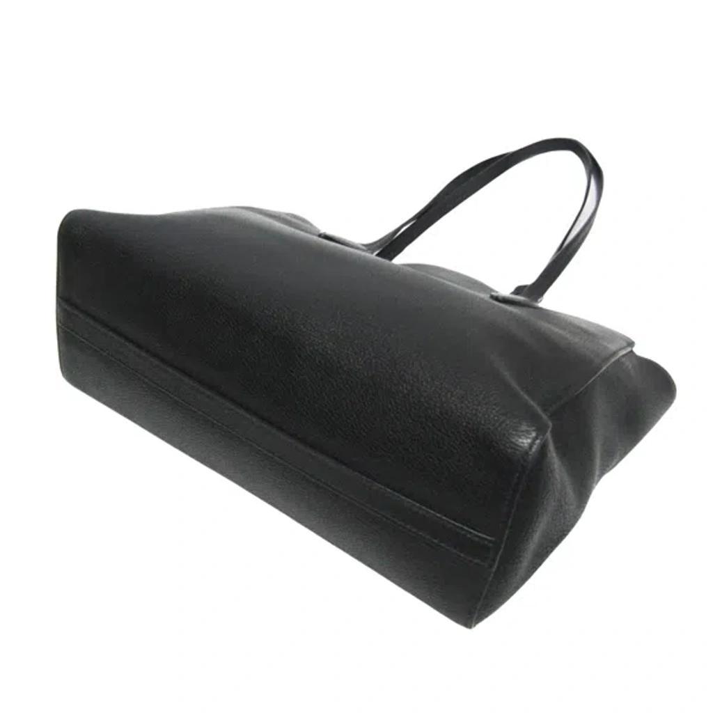 Saffiano Black Leather Tote Bag () Product Image