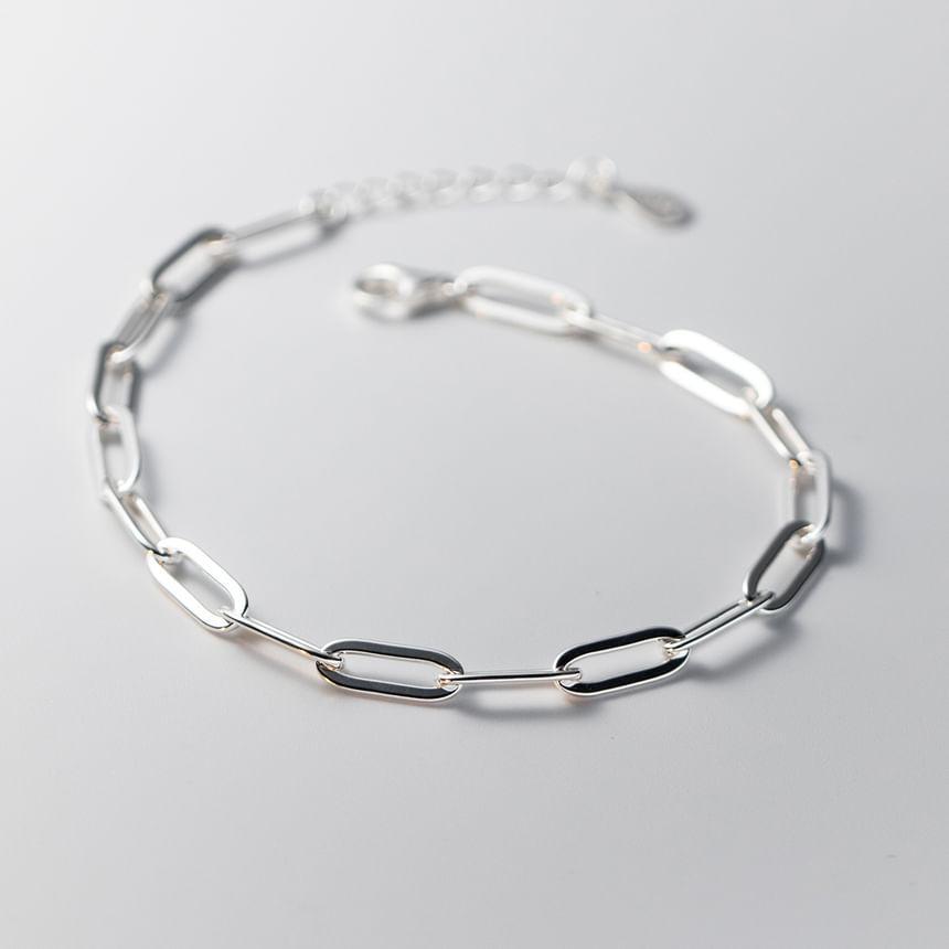 925 Sterling Silver Chain Bracelet Product Image