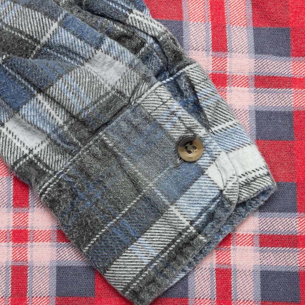 Flannel Shirt 7 Cuts Reflection Shirt - Assorted Male Product Image