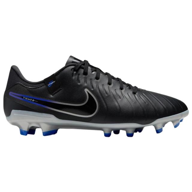 Nike Mens Nike Legend 10 Academy FG/MG - Mens Soccer Shoes Black/Chrome Product Image