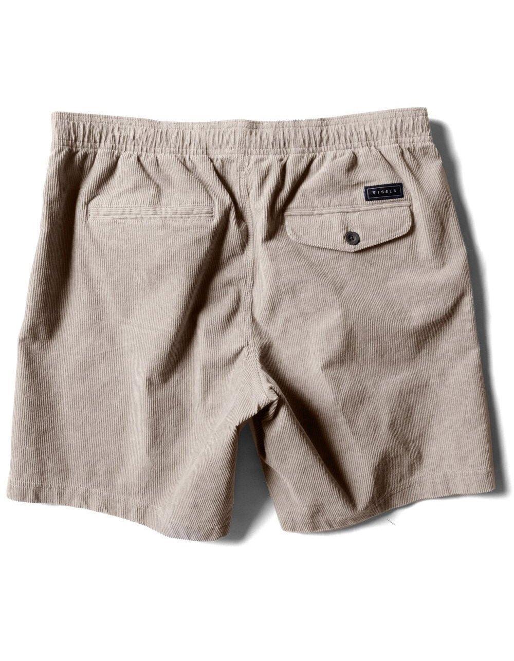 VISSLA No See Ums Mens Corduroy Elastic Waist Shorts Product Image