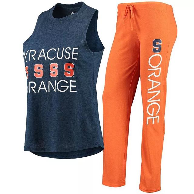 Womens Concepts Sport /Navy Syracuse Tank Top & Pants Sleep Set Product Image