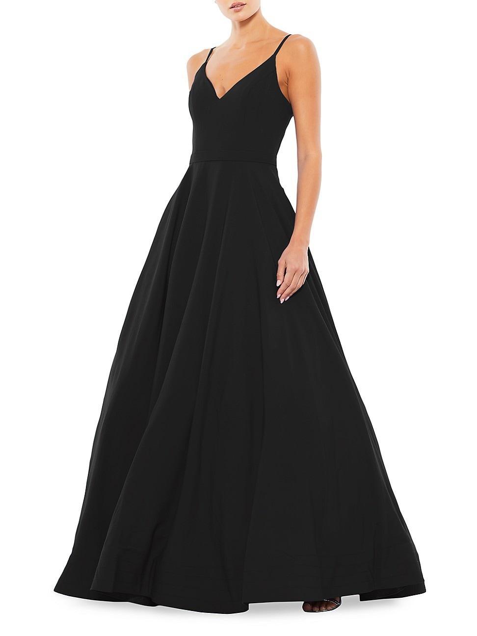 Women's Ieena Classic A-Line V-Neck Ball gown Product Image