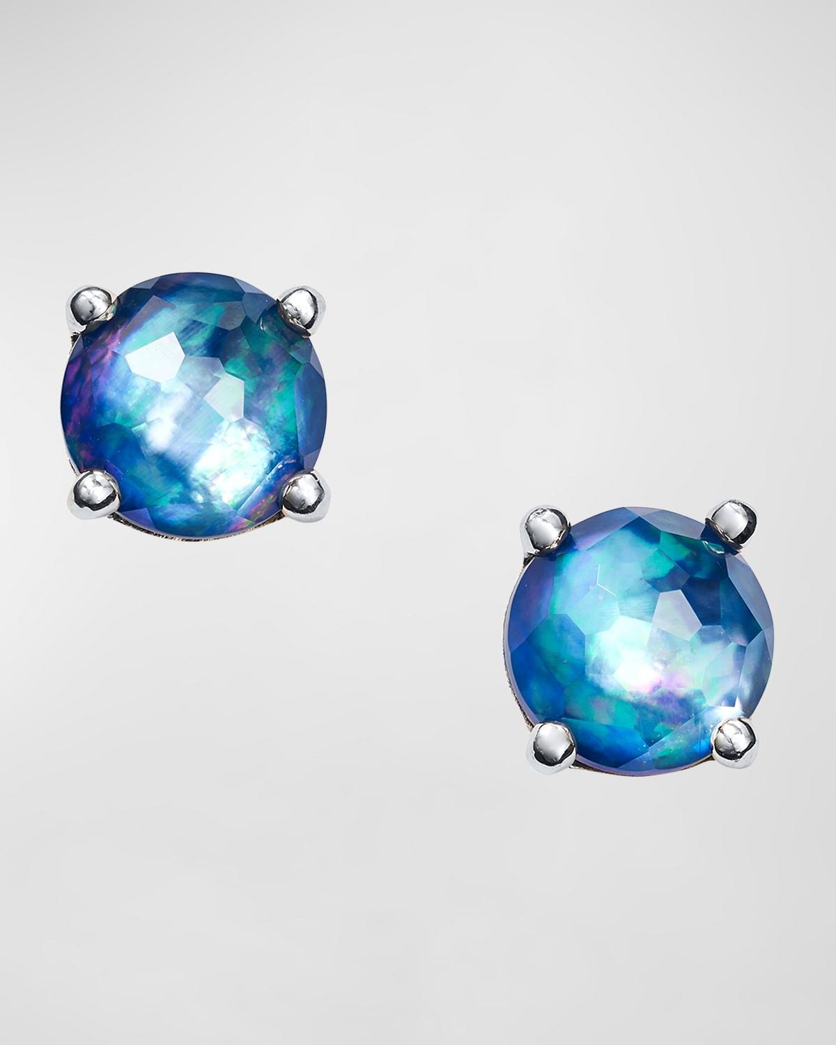 Womens Rock Candy Sterling Silver & Doublet Stud Earrings Product Image