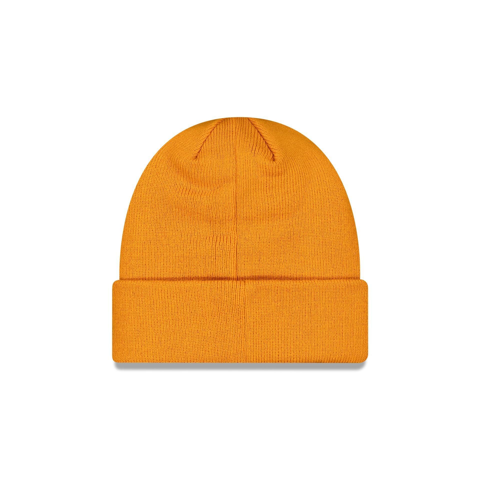 AC Milan Seasonal Orange Wordmark Cuff Knit Hat Male Product Image