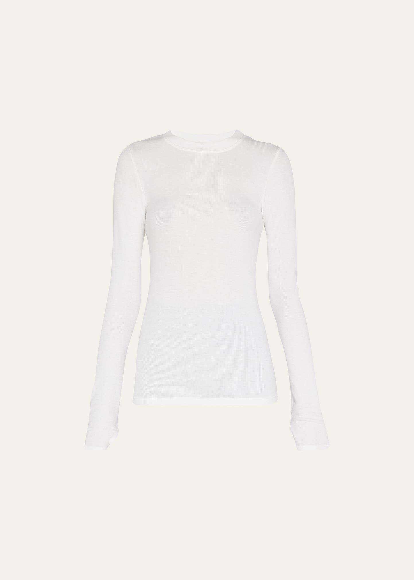 Womens Louise Ribbed Long-Sleeve Top product image