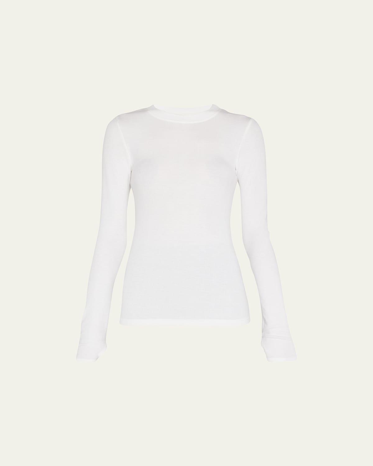 Womens Louise Ribbed Long-Sleeve Top Product Image