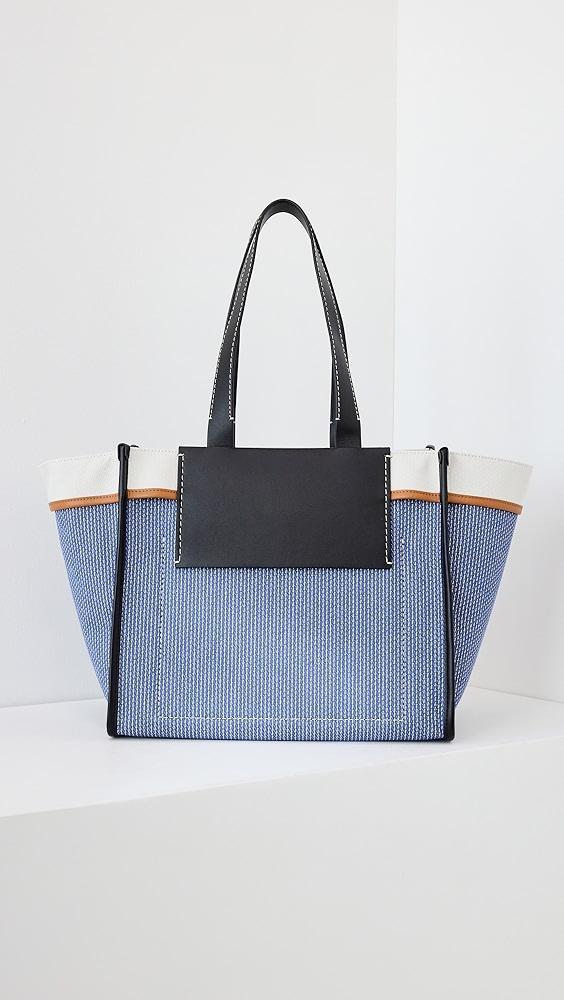 Proenza Schouler White Label Large Morris Pinstripe Tote | Shopbop Product Image