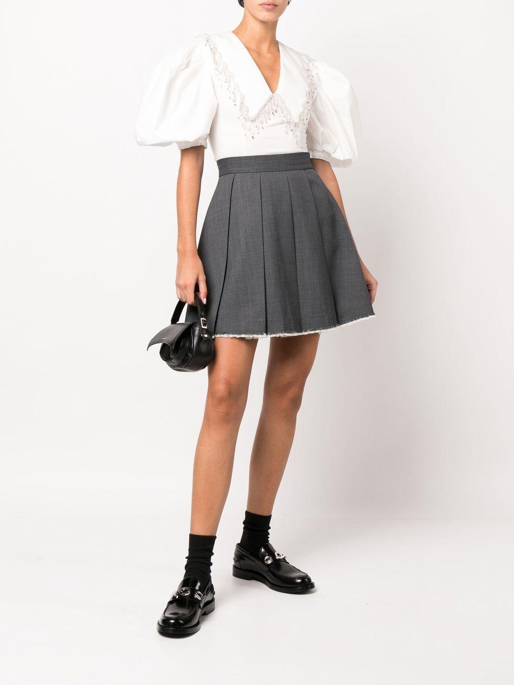 pleated A-line skirt Product Image