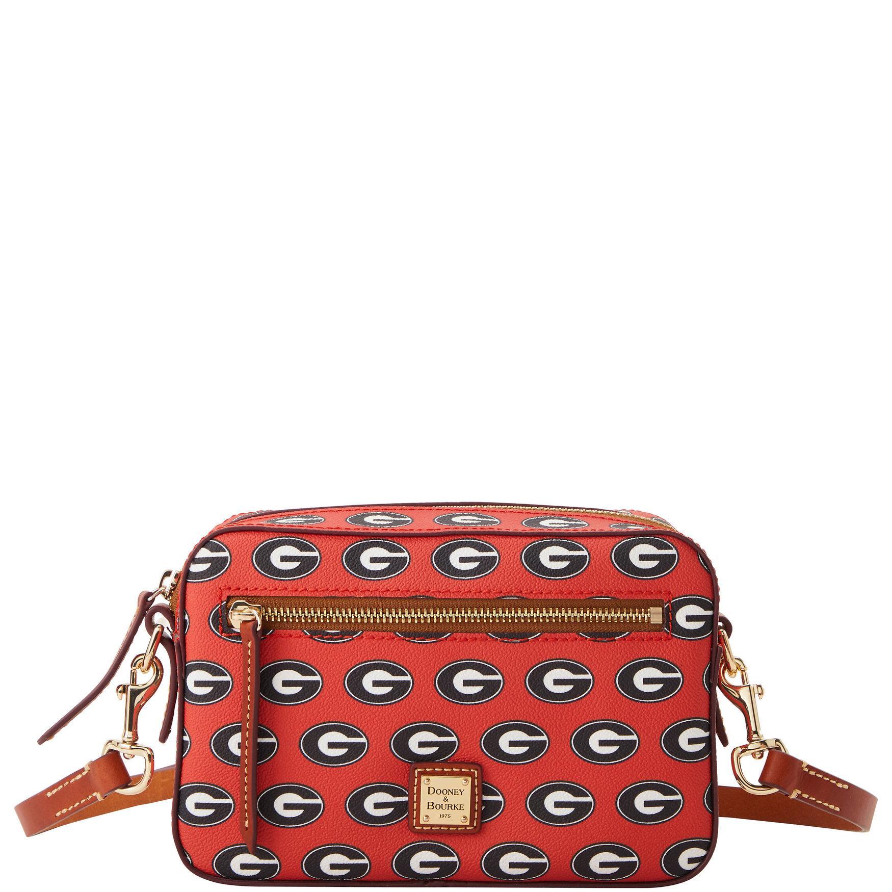 Womens Dooney & Bourke Georgia Bulldogs Signature Camera Zip Crossbody Purse Product Image