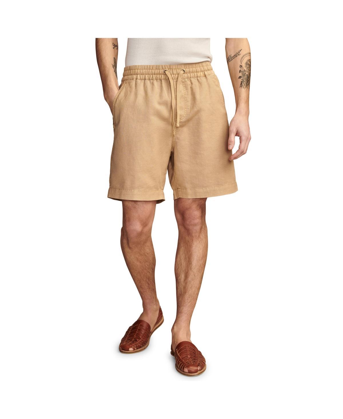 Lucky Brand Mens 7 Linen Pull-On Shorts Product Image