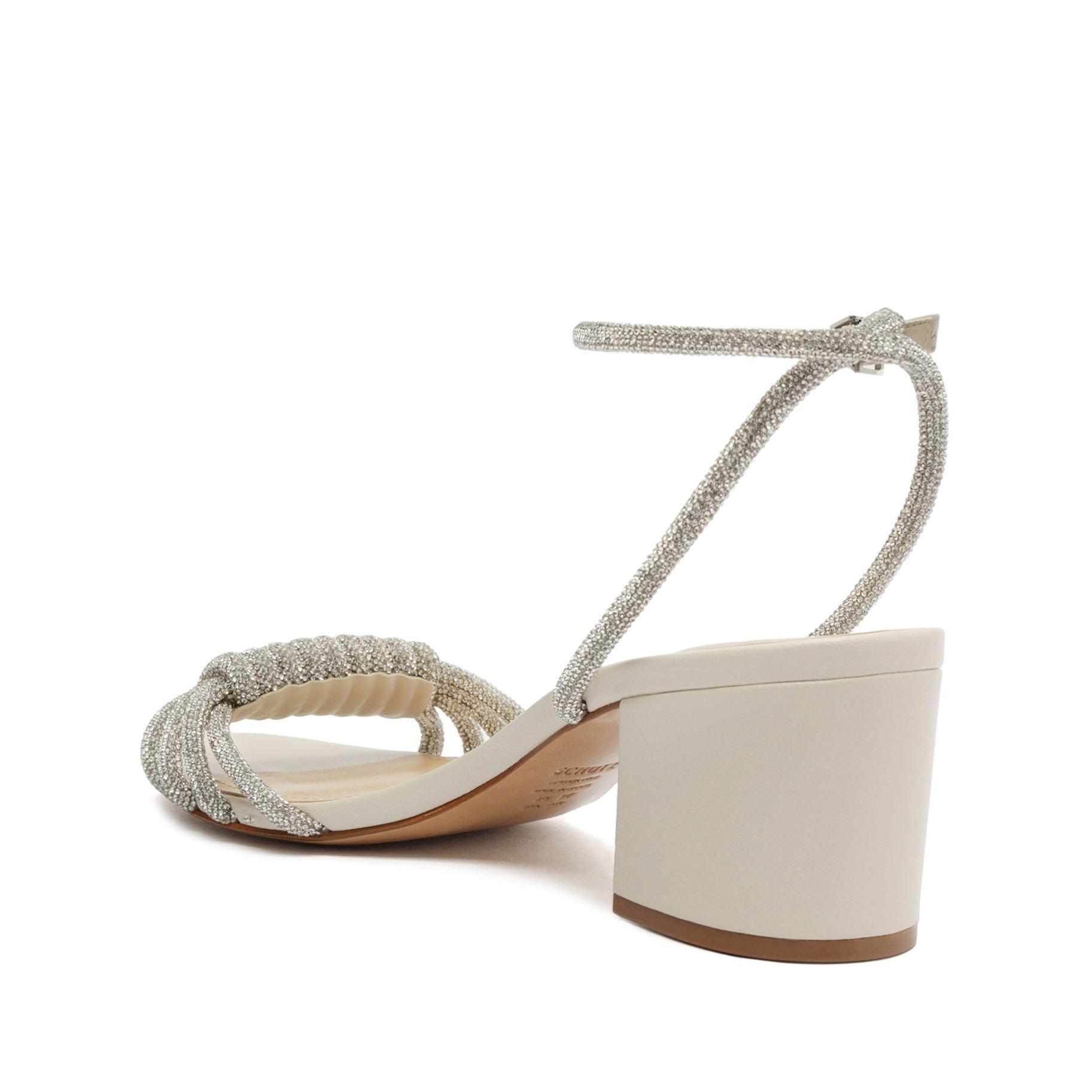 Jewell Mid Block Leather Sandal Female Product Image