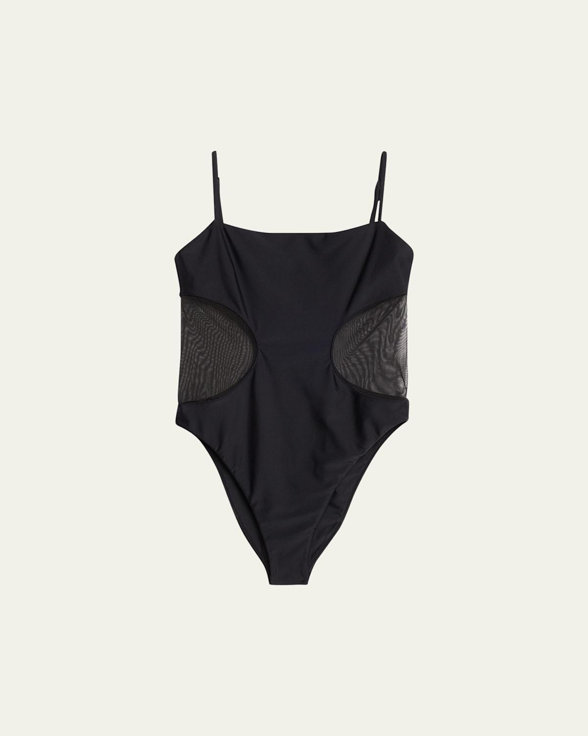 Ramy Brook Novalee Mesh Inset One-Piece Swimsuit Product Image