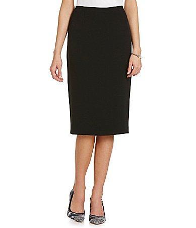 Kasper Stretch Crepe Skimmer Skirt Product Image