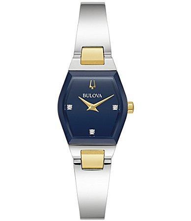 Bulova Gemini Bangle Watch, 33mm x 22.5mm Product Image