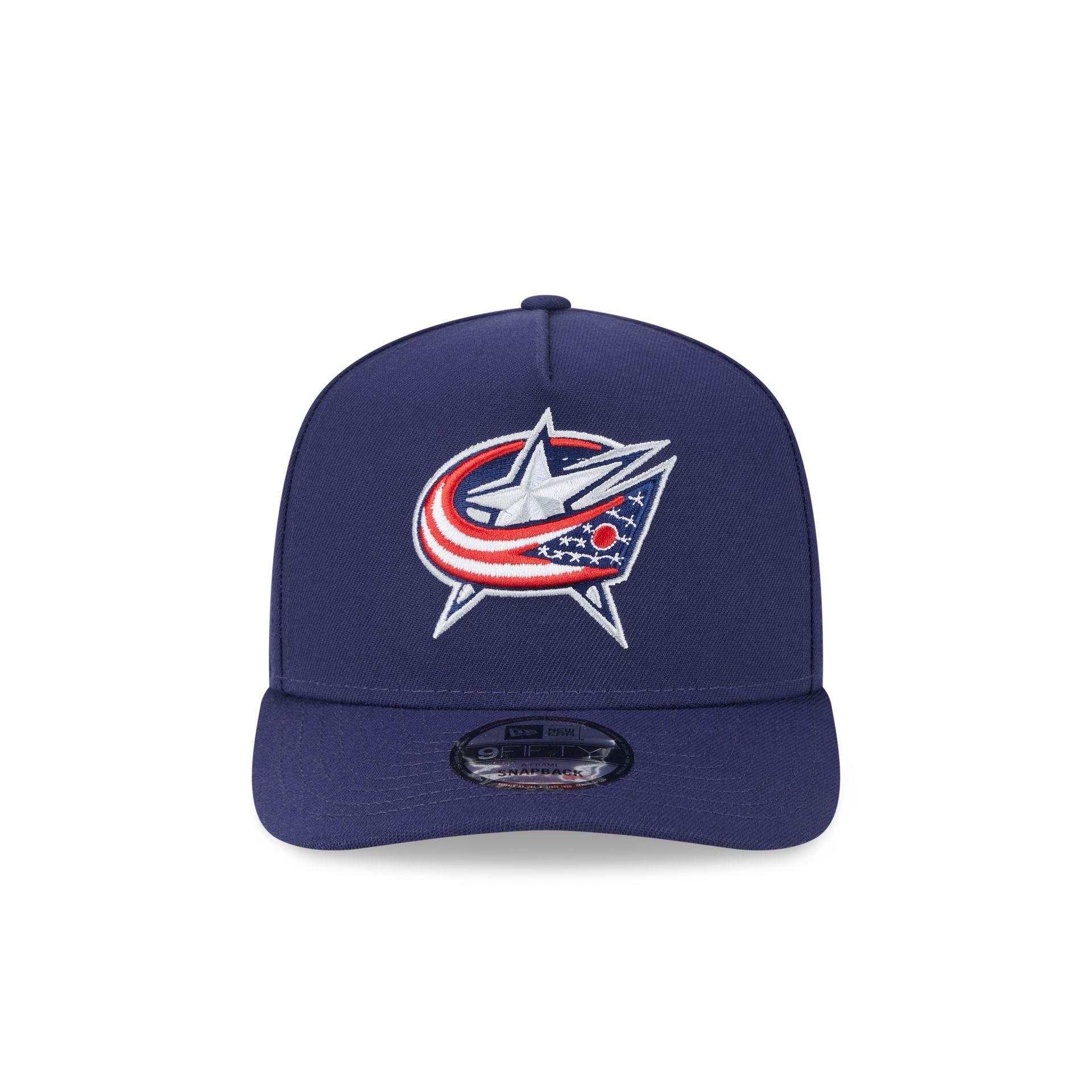 Columbus Blue Jackets Team 9FIFTY A-Frame Snapback Hat Male Product Image