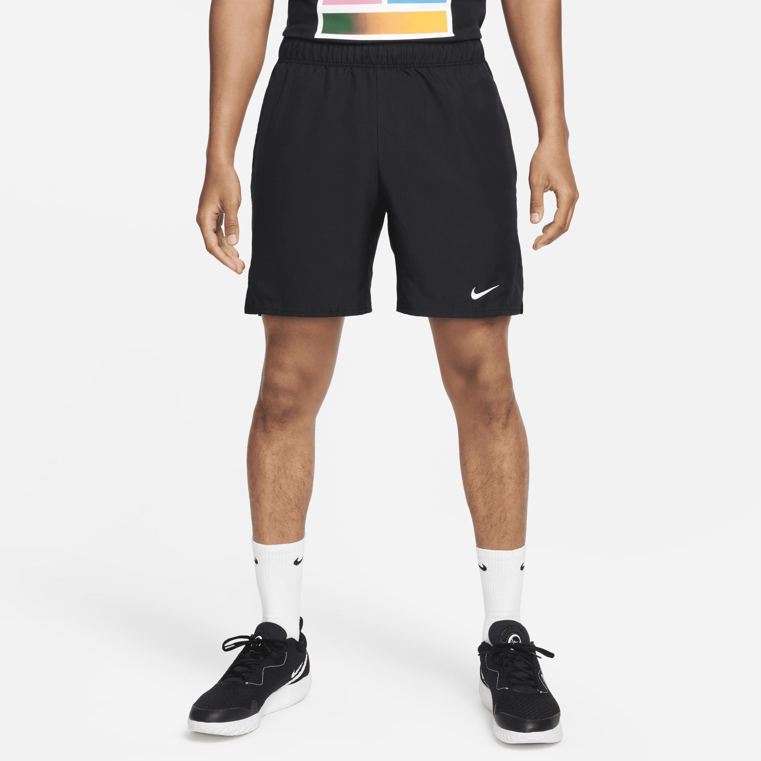 Nike Mens Court Victory Dri-fit 7 Tennis Shorts - Obsidian/(white) Product Image