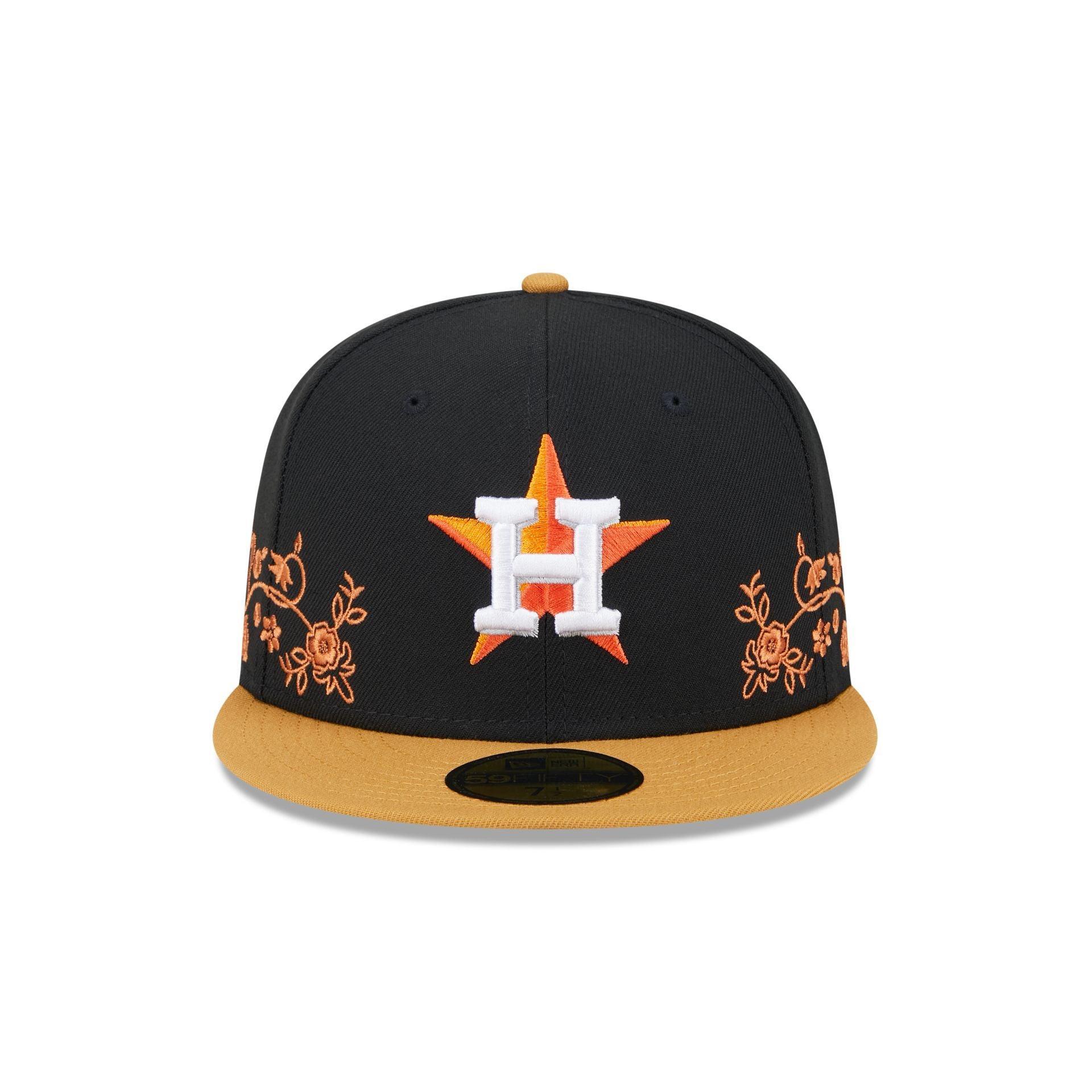 Houston Astros Floral Vine 59FIFTY Fitted Hat Male Product Image