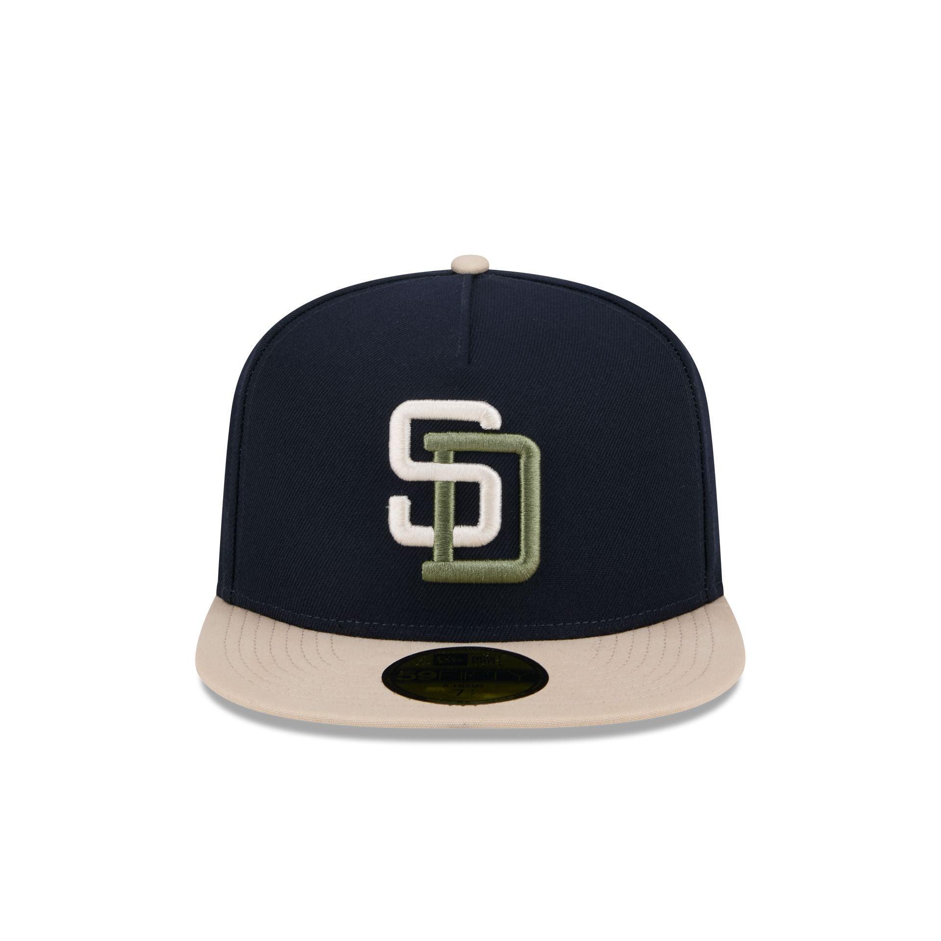 San Diego Padres Canvas 59FIFTY A-Frame Fitted Hat Male Product Image