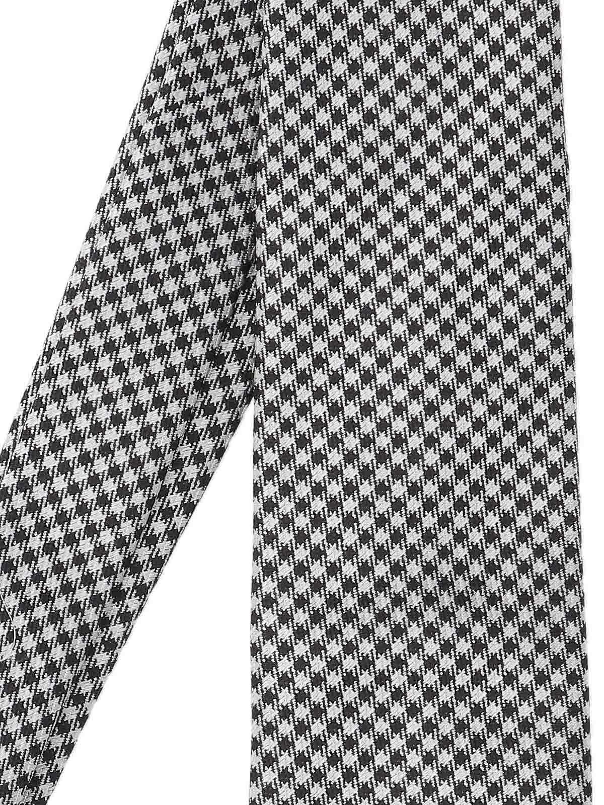 Silk Tie In White Product Image