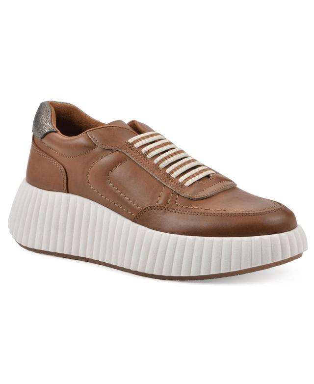 White Mountain Womens Daytime Platform Sneakers Product Image