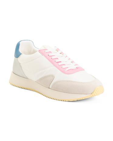 Suede Farrah Lace Up Sneakers for Women Product Image