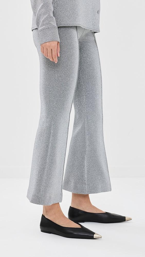 Rosetta Getty Pull-On Cropped Flare Pants | Shopbop Product Image