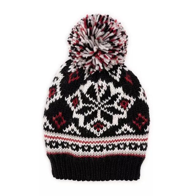 Womens MUK LUKS Icelandic Patterned Beanie Product Image