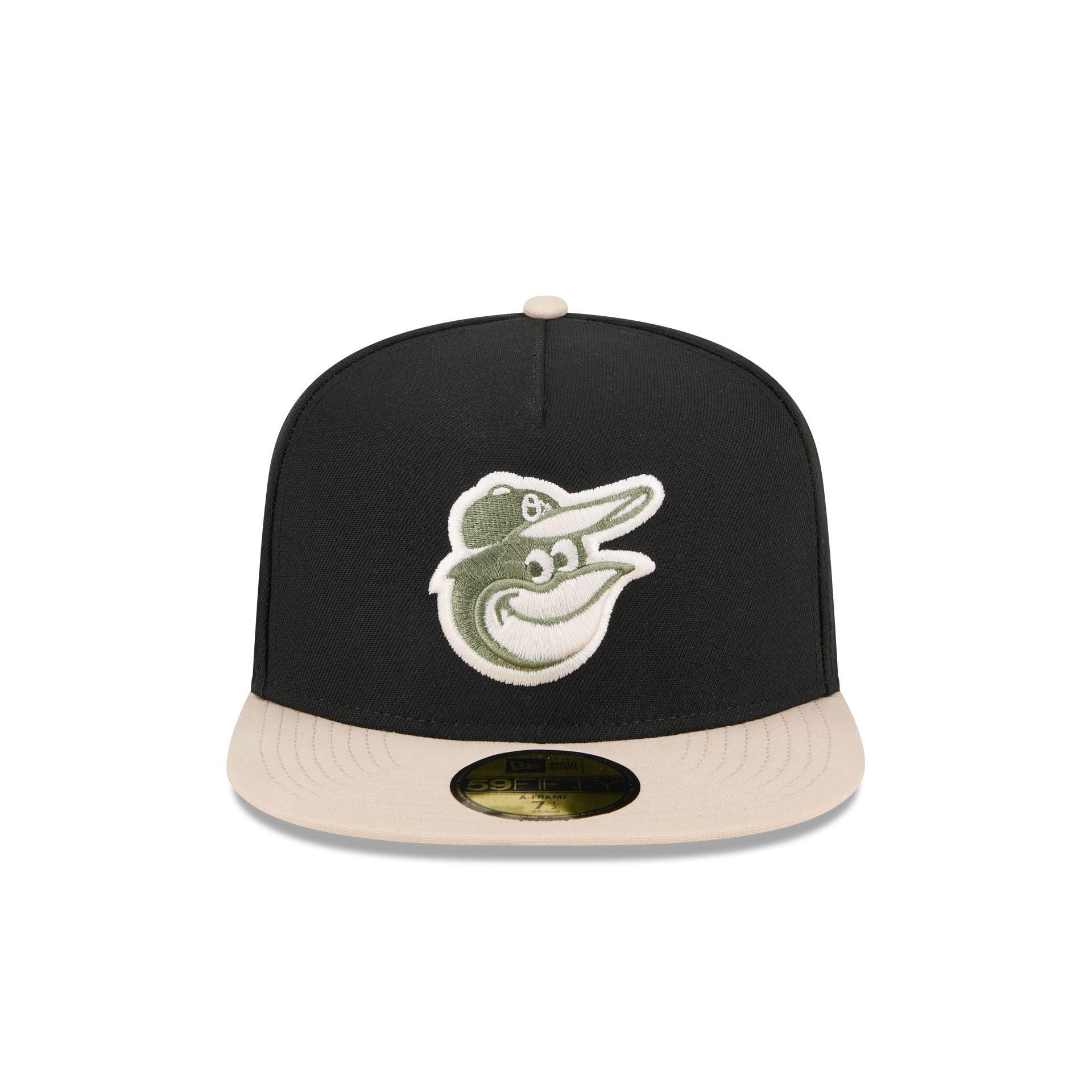 Baltimore Orioles Canvas 59FIFTY A-Frame Fitted Hat Male Product Image