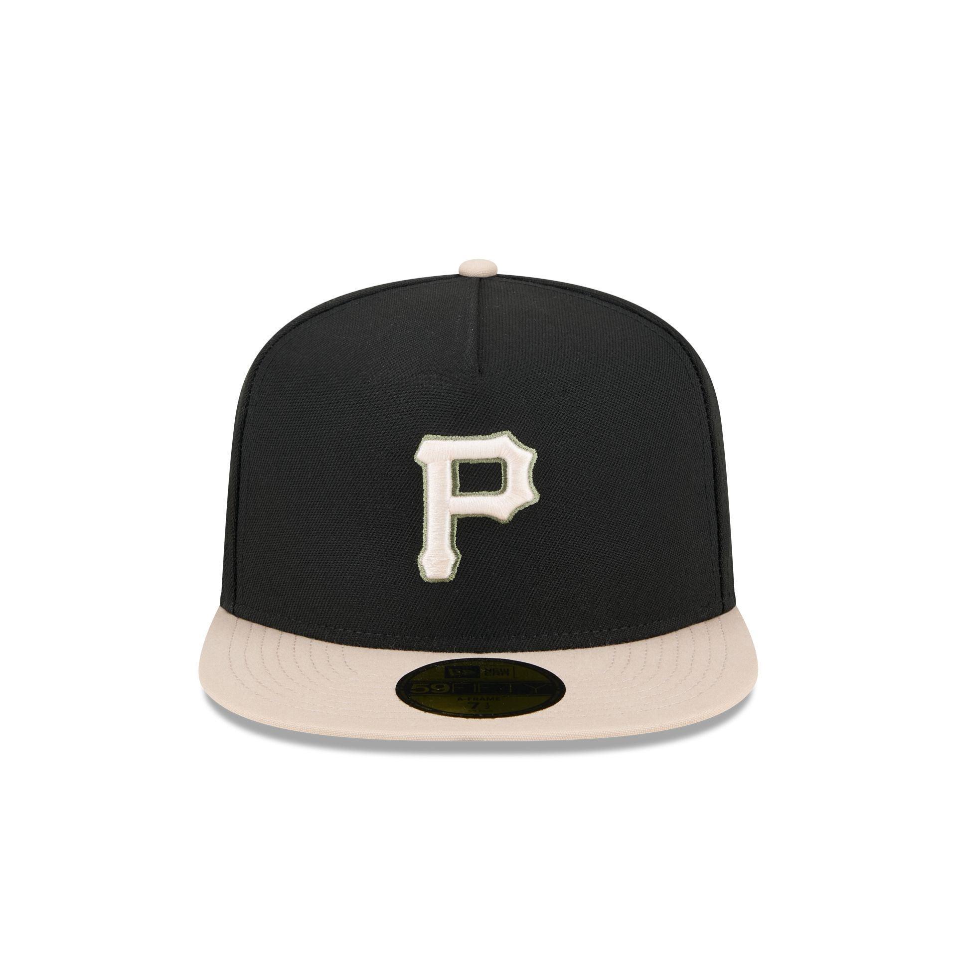 Pittsburgh Pirates Canvas 59FIFTY A-Frame Fitted Hat Male Product Image