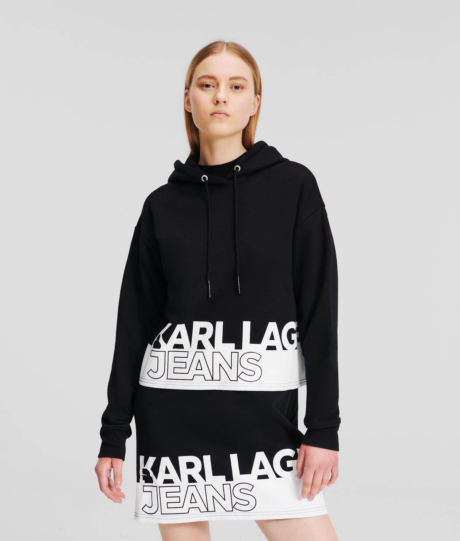 KLJ LOGO STRIPE HOODIE Product Image