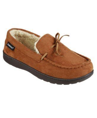 Isotoner Signature Mens Memory Foam Microsuede Nigel Moccasin Slippers Product Image