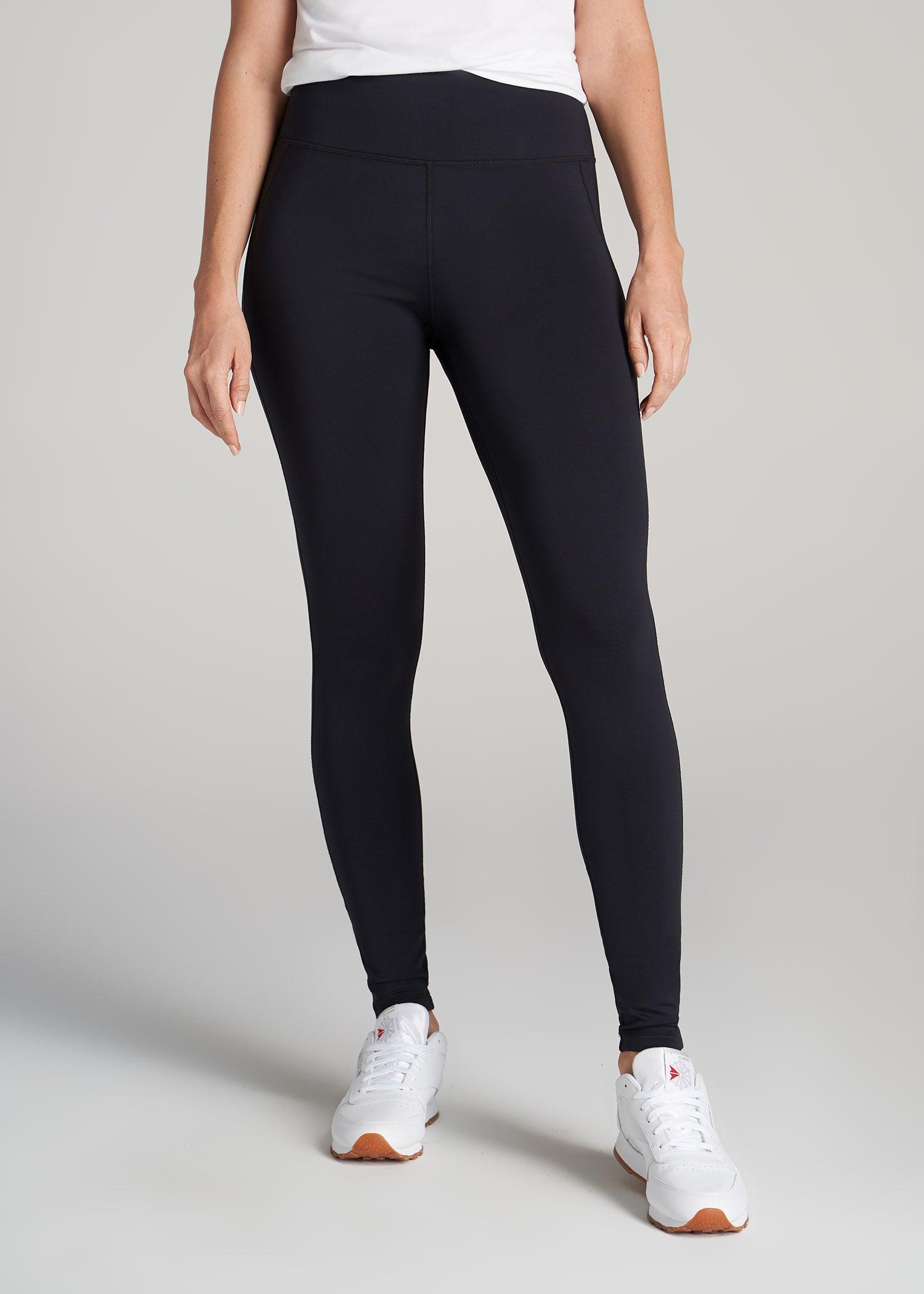 Fleece Lined Women's Tall Leggings in Black product image