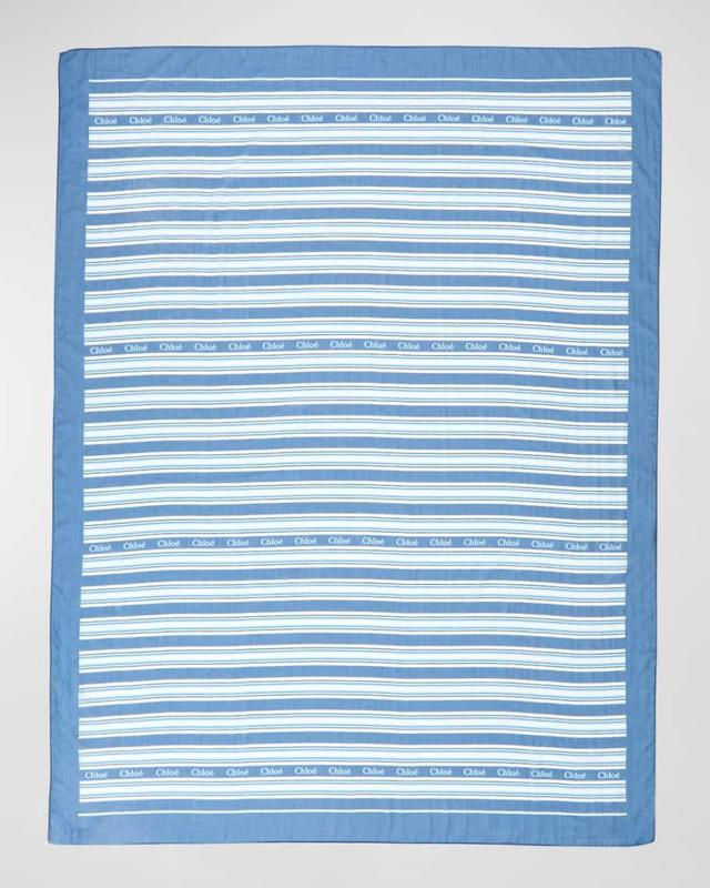 x High Summer Striped Logo Stole Scarf Product Image