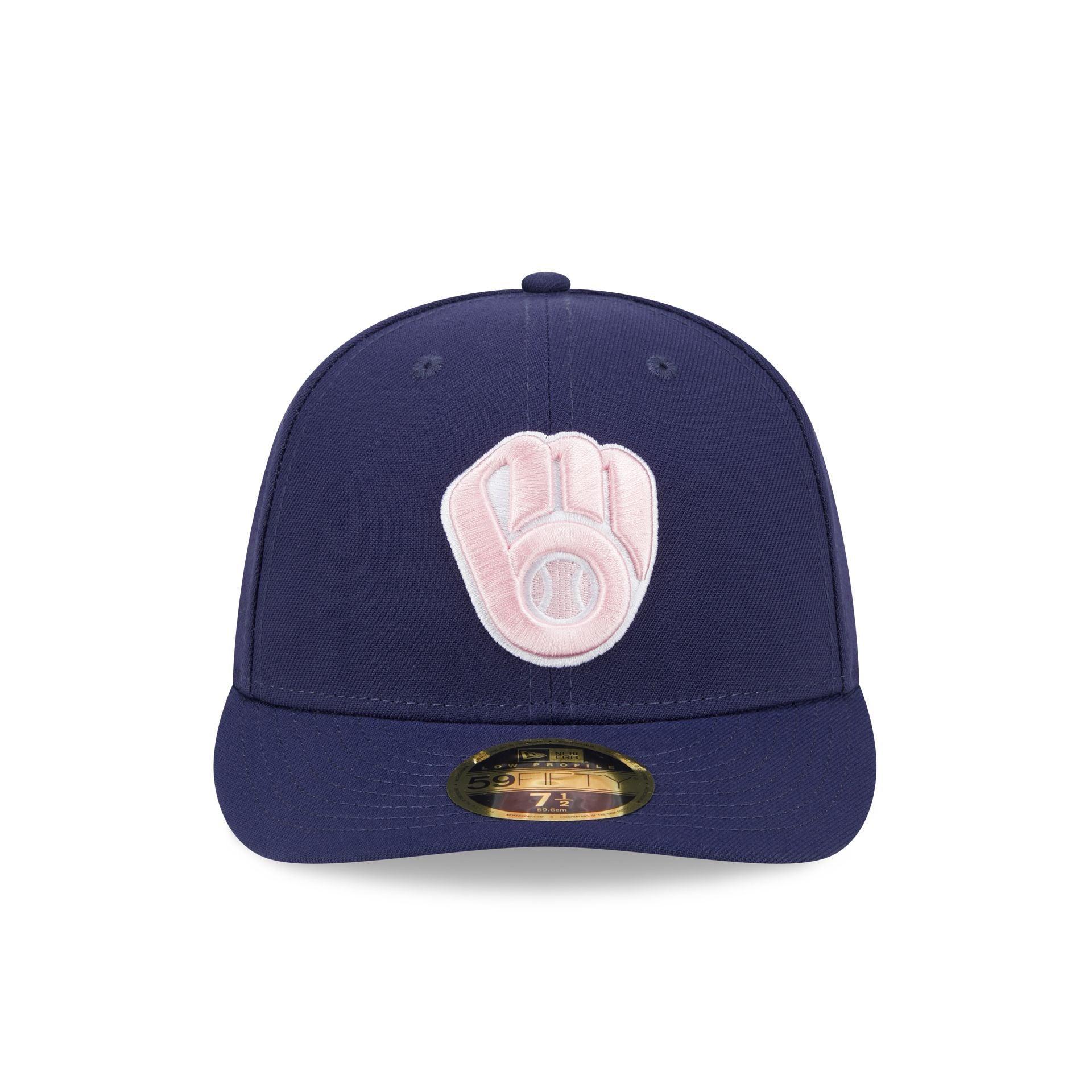 Milwaukee Brewers Mother's Day 2024 Low Profile 59FIFTY Fitted Hat Male Product Image