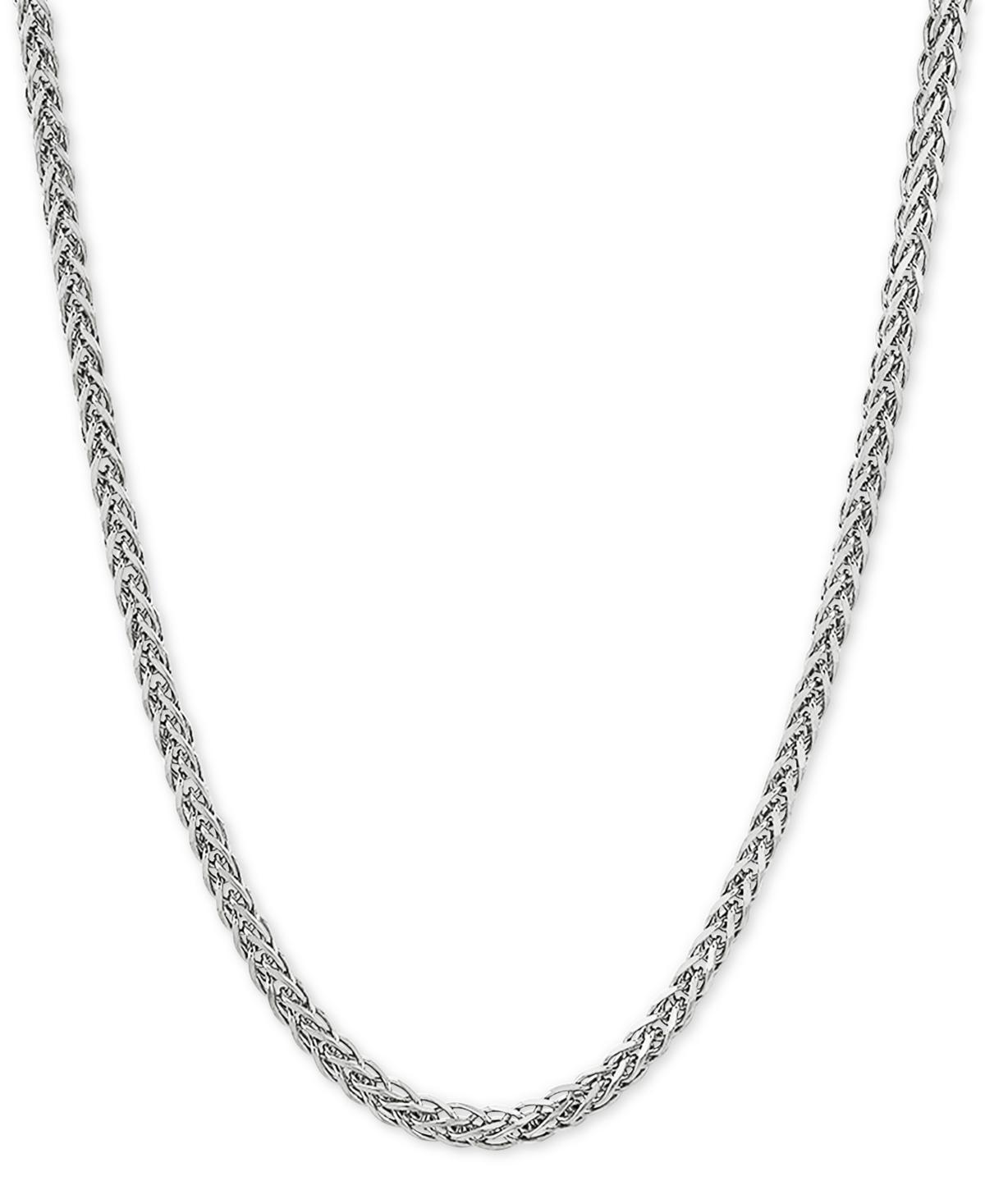 Unbranded Sterling Silver 2.5 mm Round Wheat Chain Necklace, Women's, Size: 24" - Size: 24" Product Image