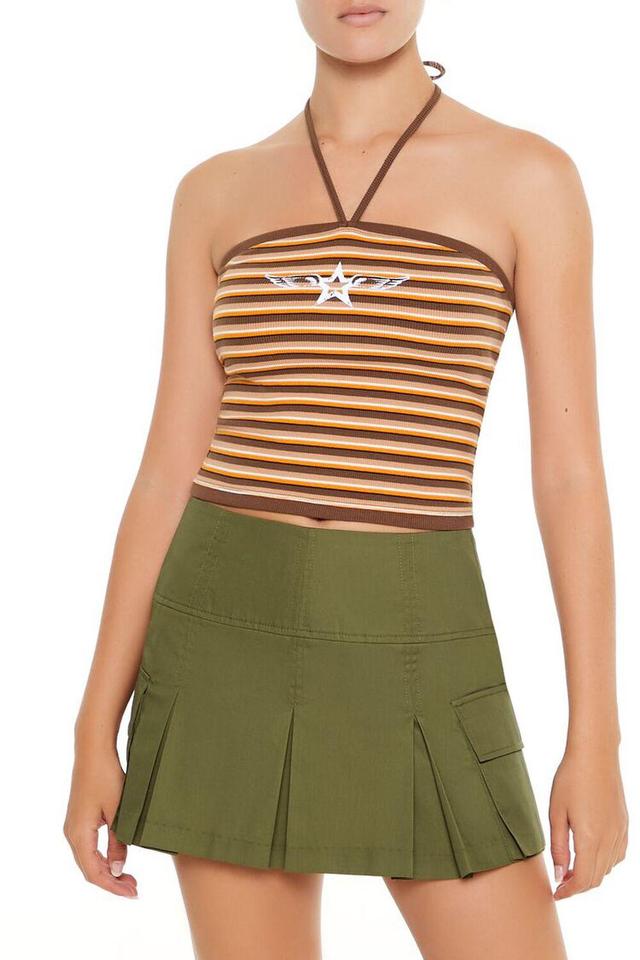 Striped Star Halter Top | Forever 21 Product Image