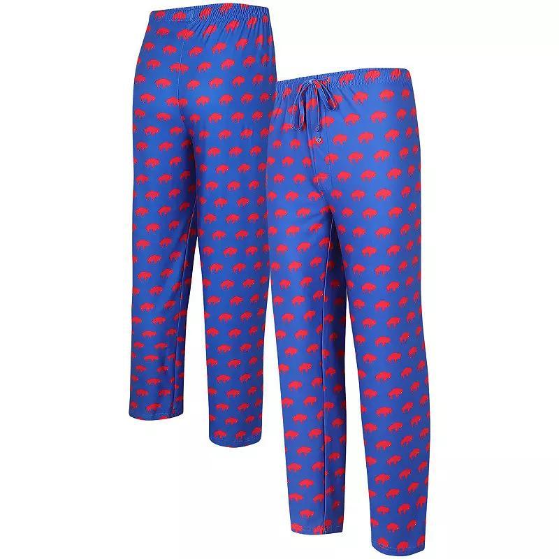 Mens Concepts Sport Royal Buffalo Bills Gauge Throwback Allover Print Knit Pants Product Image