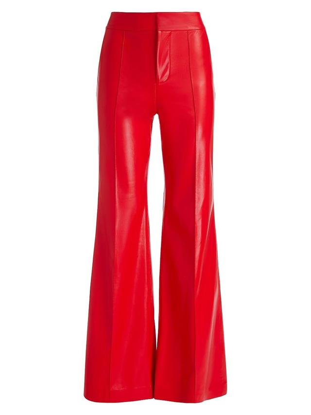 Womens Dylan Vegan Leather High-Rise Pants Product Image