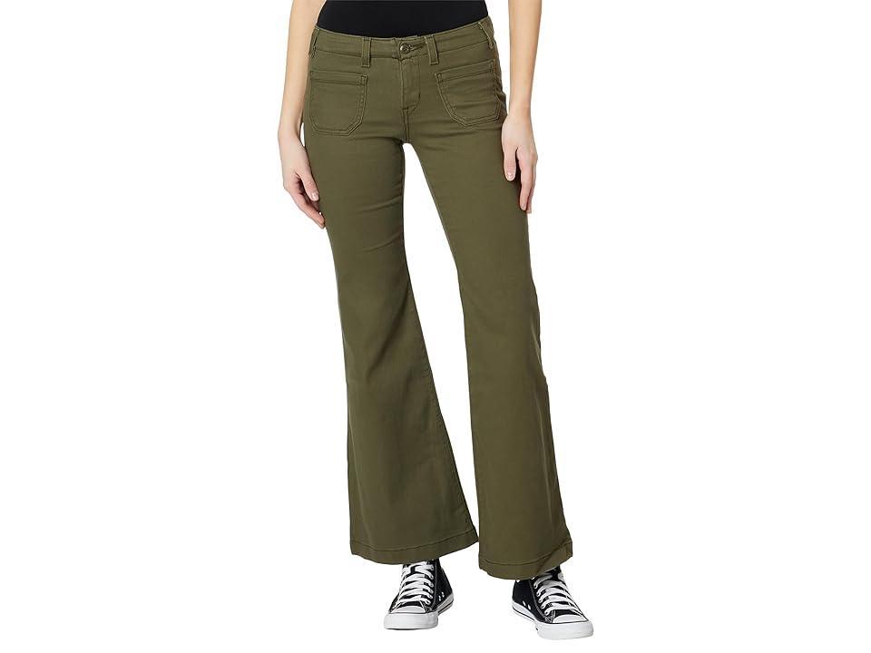 Levi's(r) Womens Superlow Flare Pants (Olive Night) Women's Clothing Product Image