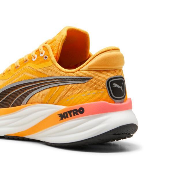 PUMA Magnify NITROâ¢ Tech 2 Men's Running Shoes in Sun Stream/Sunset Glow/White Product Image