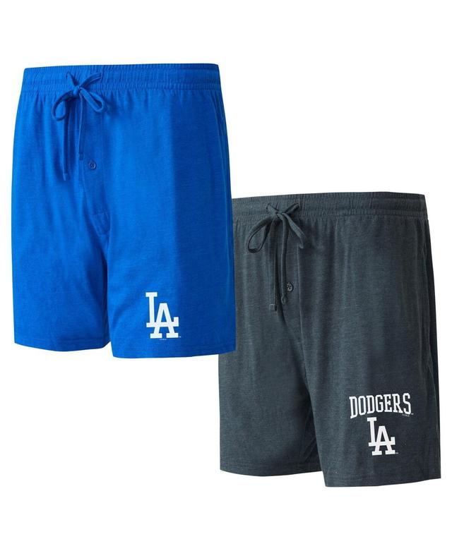 Mens Concepts Sport Royal Los Angeles Dodgers Two-Pack Meter Sleep Shorts - Royal Product Image