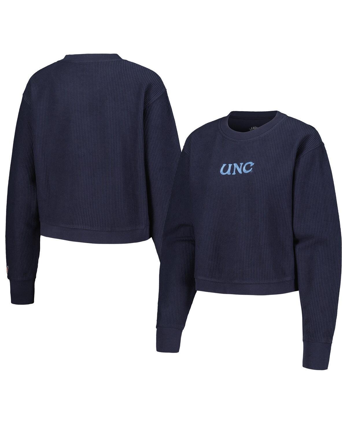 Womens League Collegiate Wear North Carolina Tar Heels Timber Cropped Pullover Sweatshirt Blue Product Image