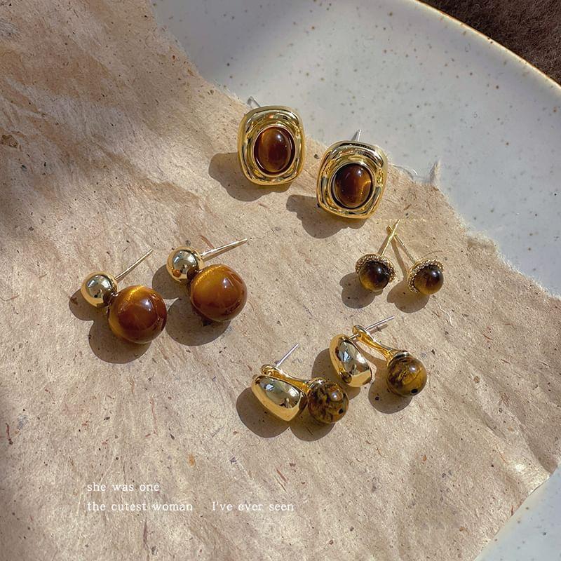 Faux Gemstone Alloy Earring (Various Designs) Product Image