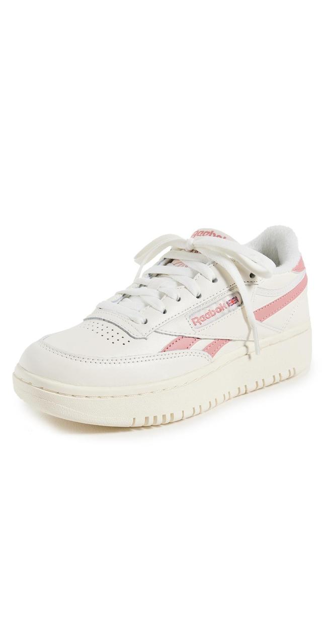 Womens Reebok Club C Double Athletic Shoe - Chalk / Smokey Rose Product Image