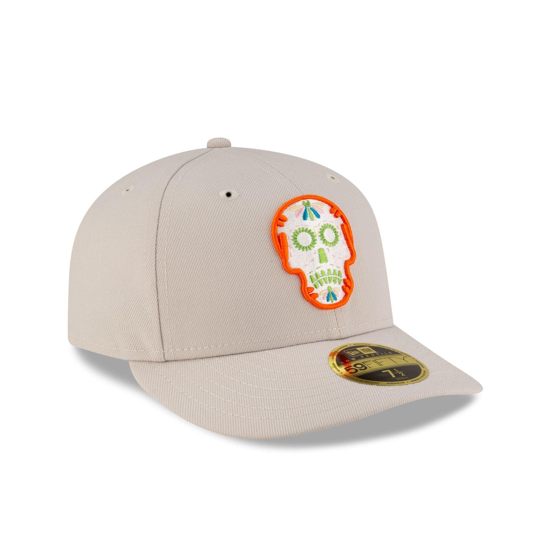 New Era Cap Day of the Dead Sugar Skull Low Profile 59FIFTY Fitted Hat Male Product Image